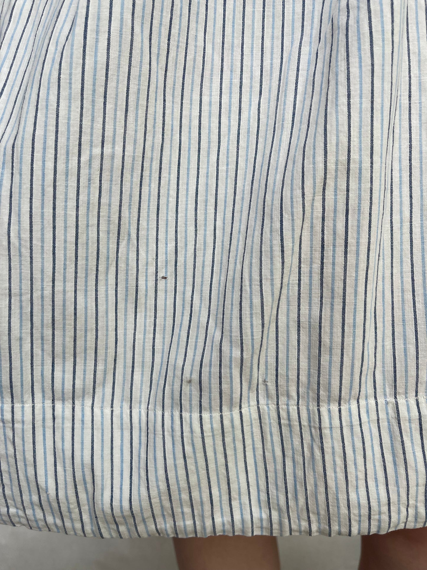 1920s 1930s Pinstripe Cotton Dress