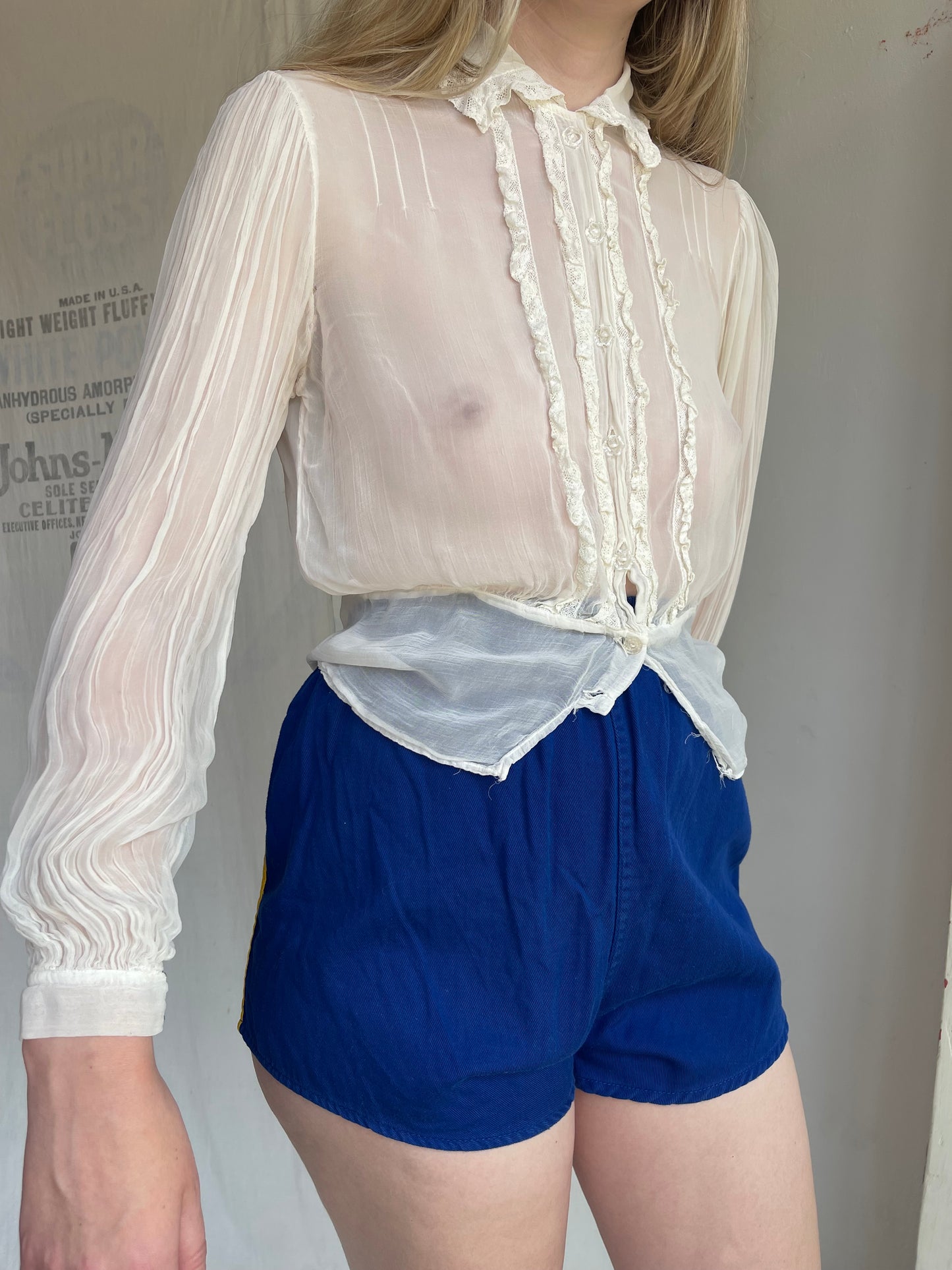 1930s Silk Blouse
