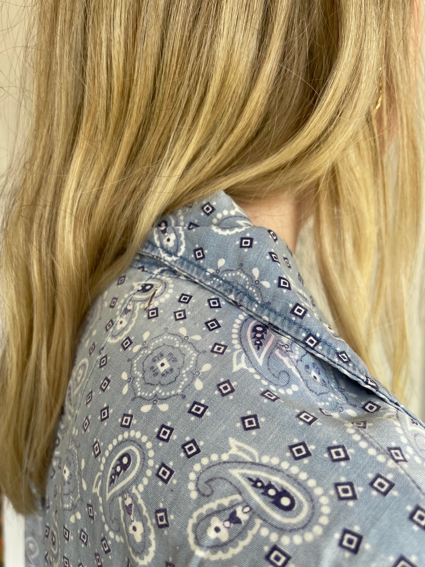 1940s Bandana Cotton Top