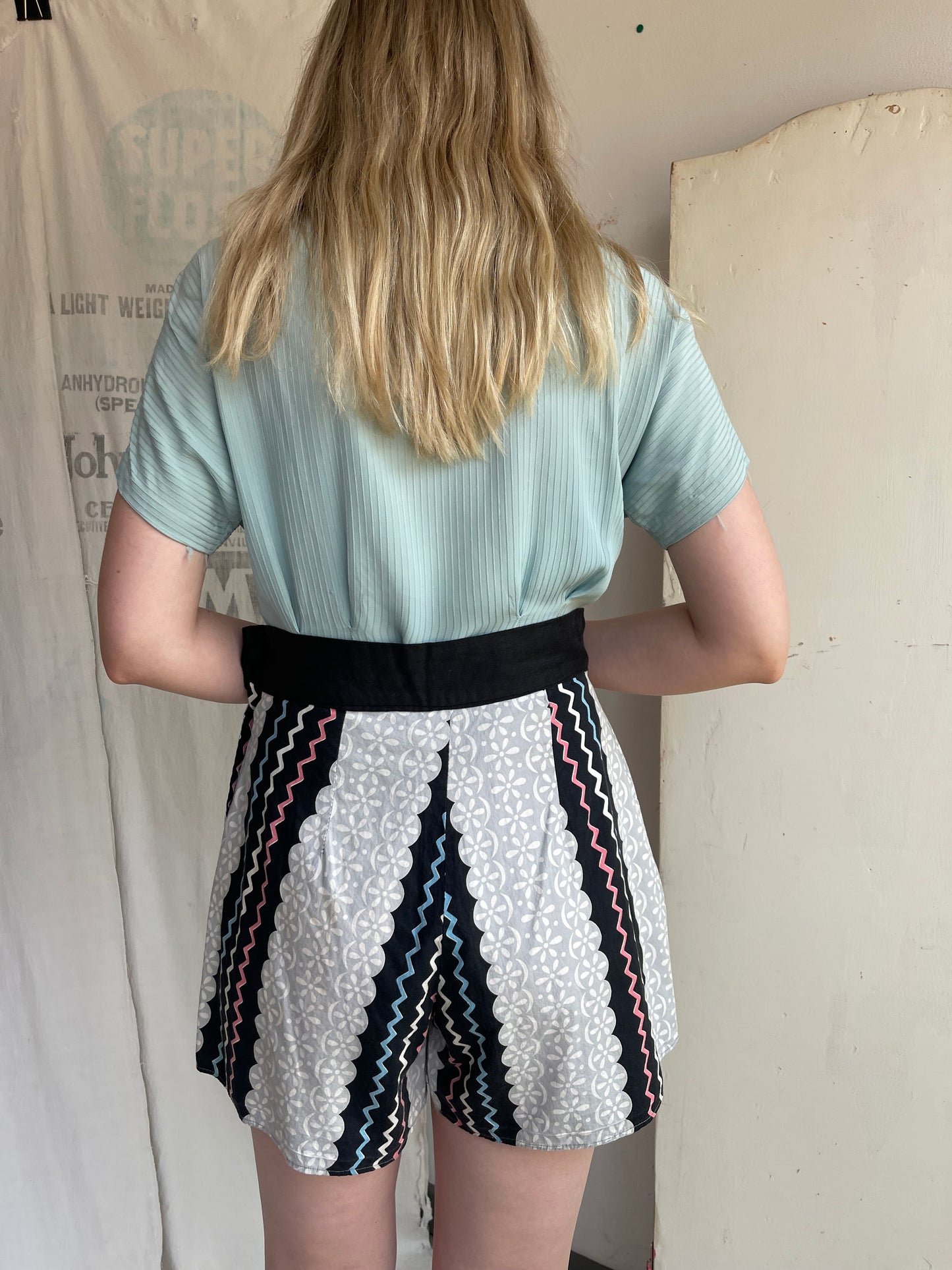 1950s Side Button Shorts
