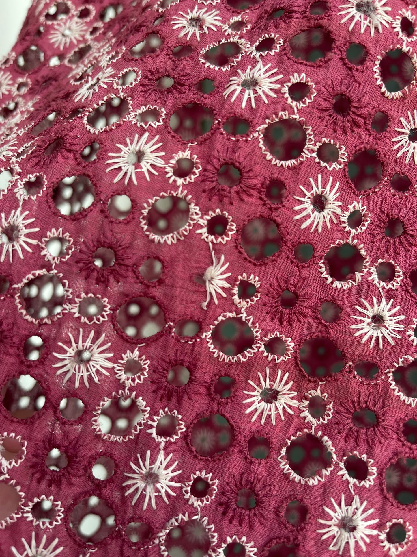 1930s 1940s Eyelet Dress