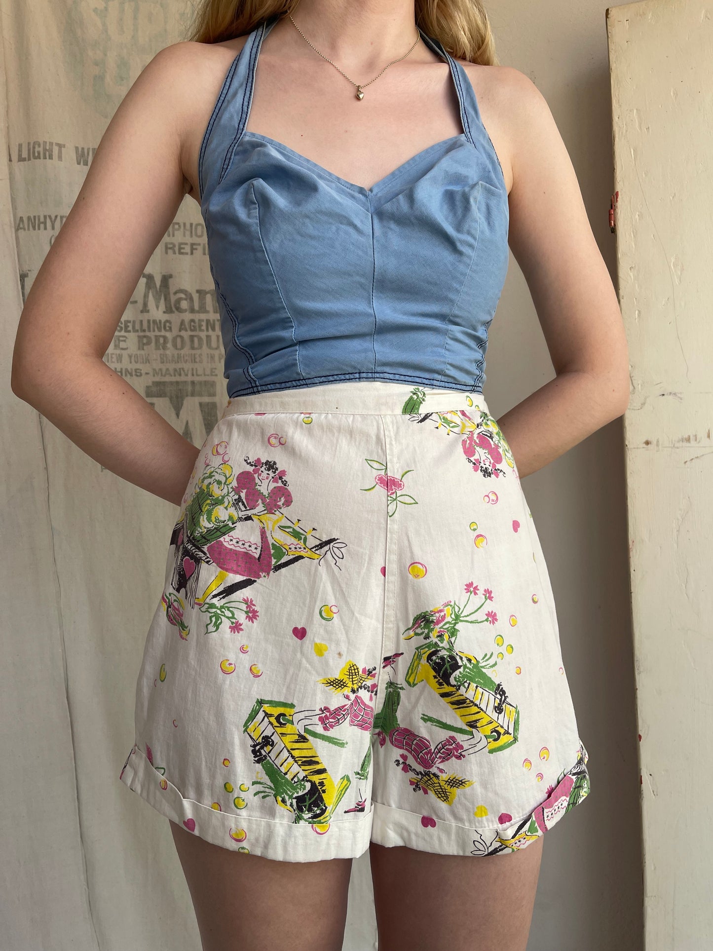 1960s Halter Sun Top