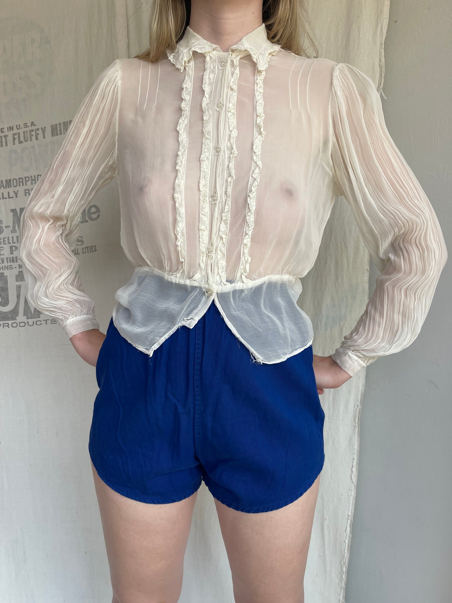 1950s 1960s Cotton Gym Shorts