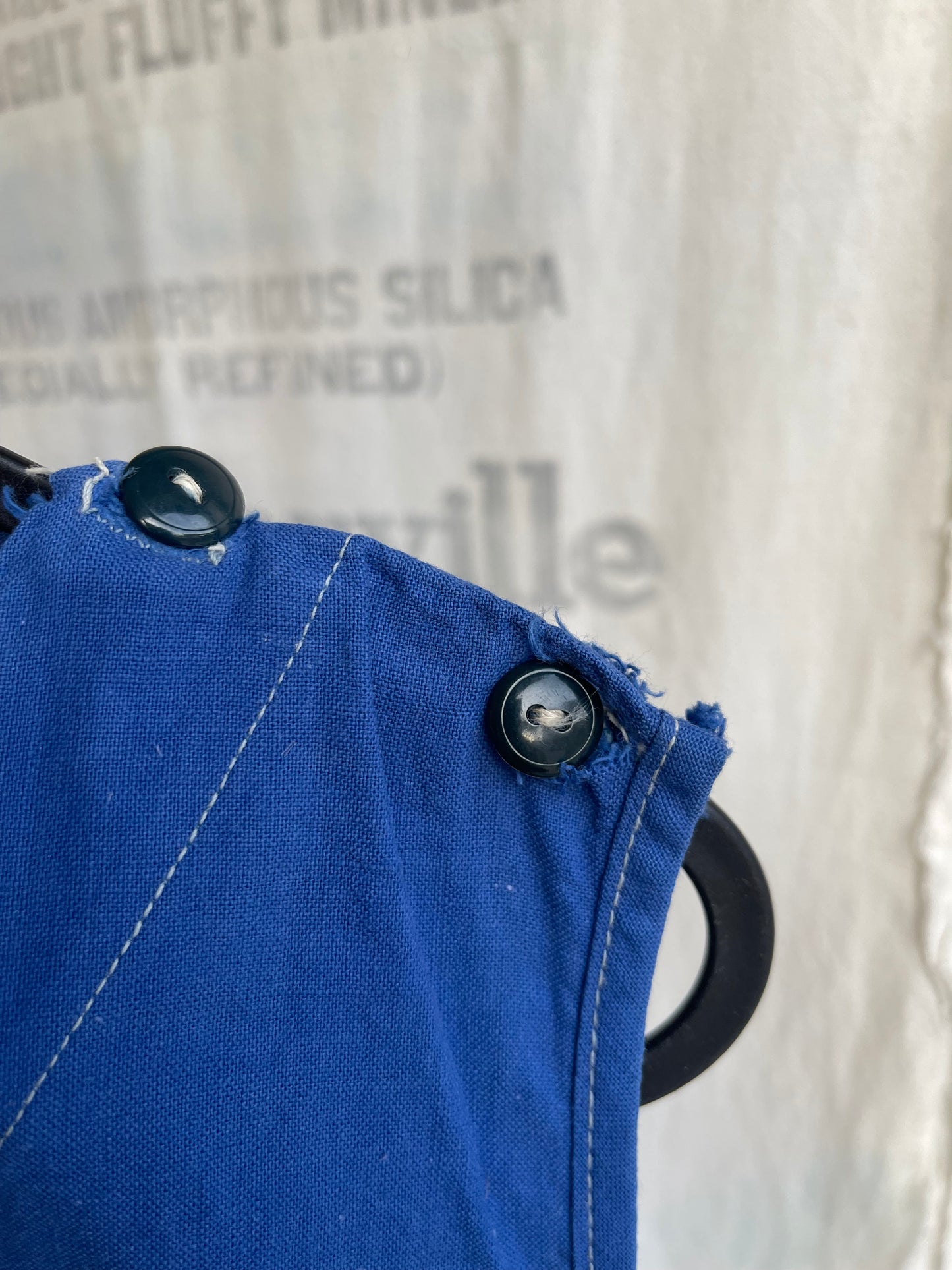 1930s 1940s Blue Cotton Gym Uniform