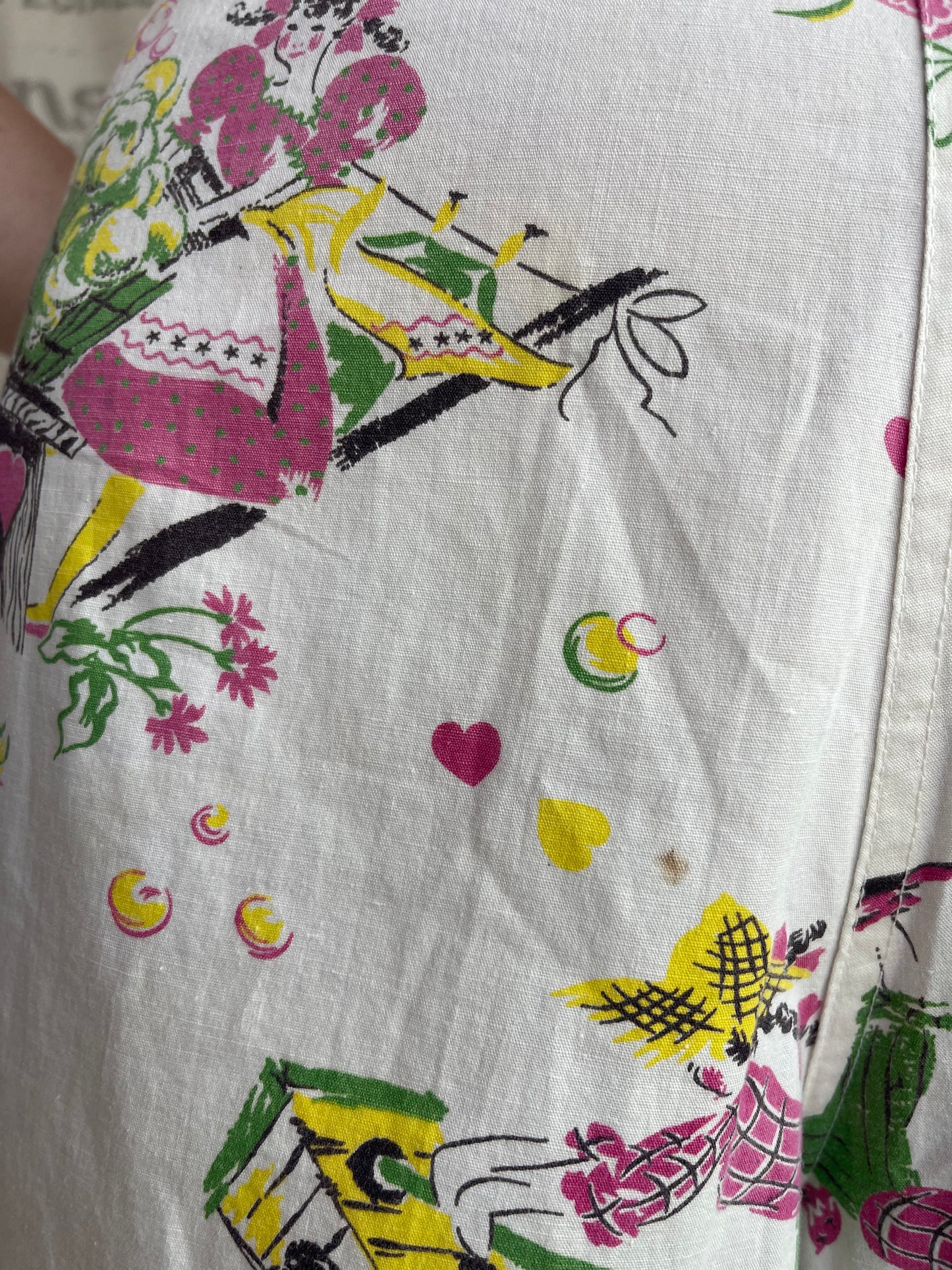 1940s 1950s Novelty Print Shorts