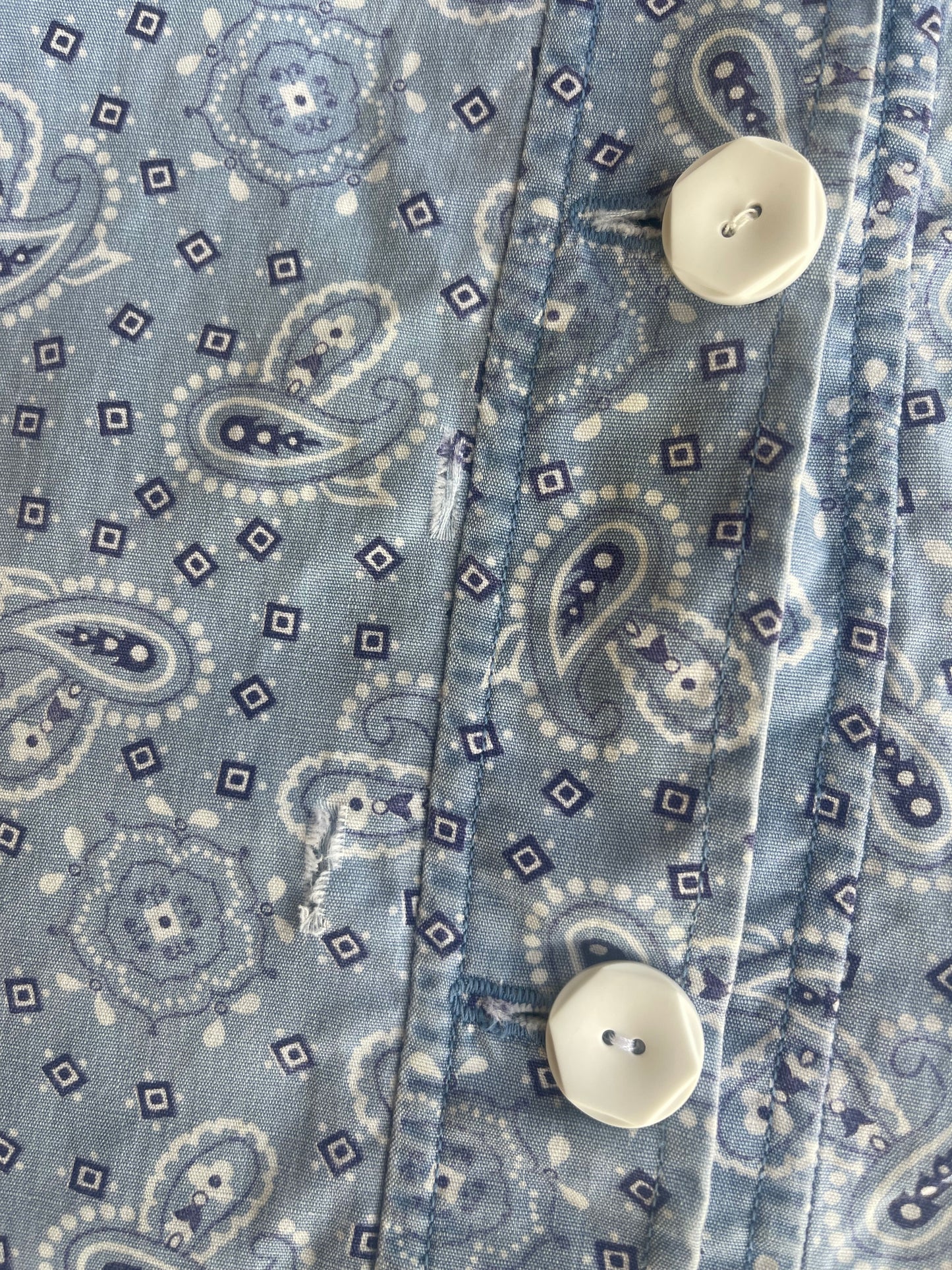 1940s Bandana Cotton Top