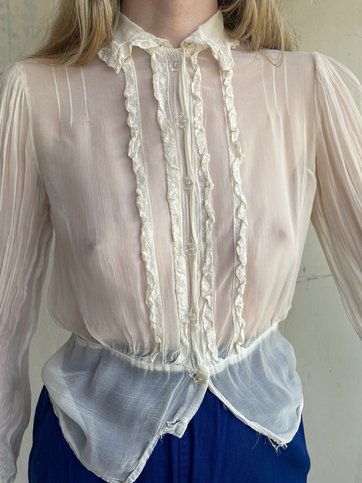 1930s Silk Blouse