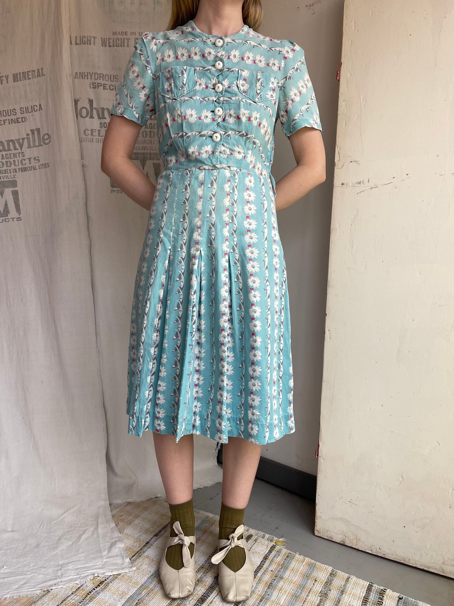 1930s Feedsack Dress