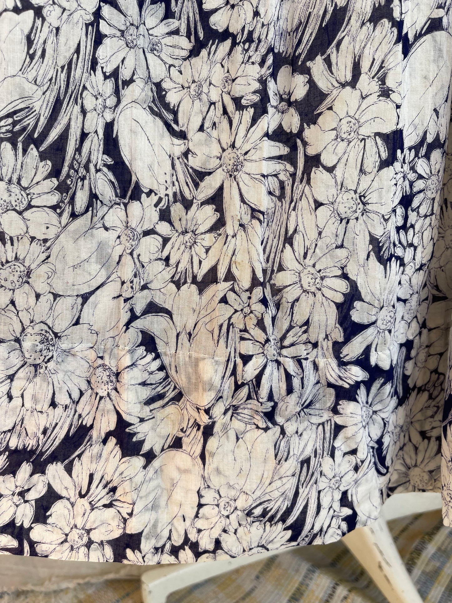 1930s Cotton Voile Floral Frock NRA Label