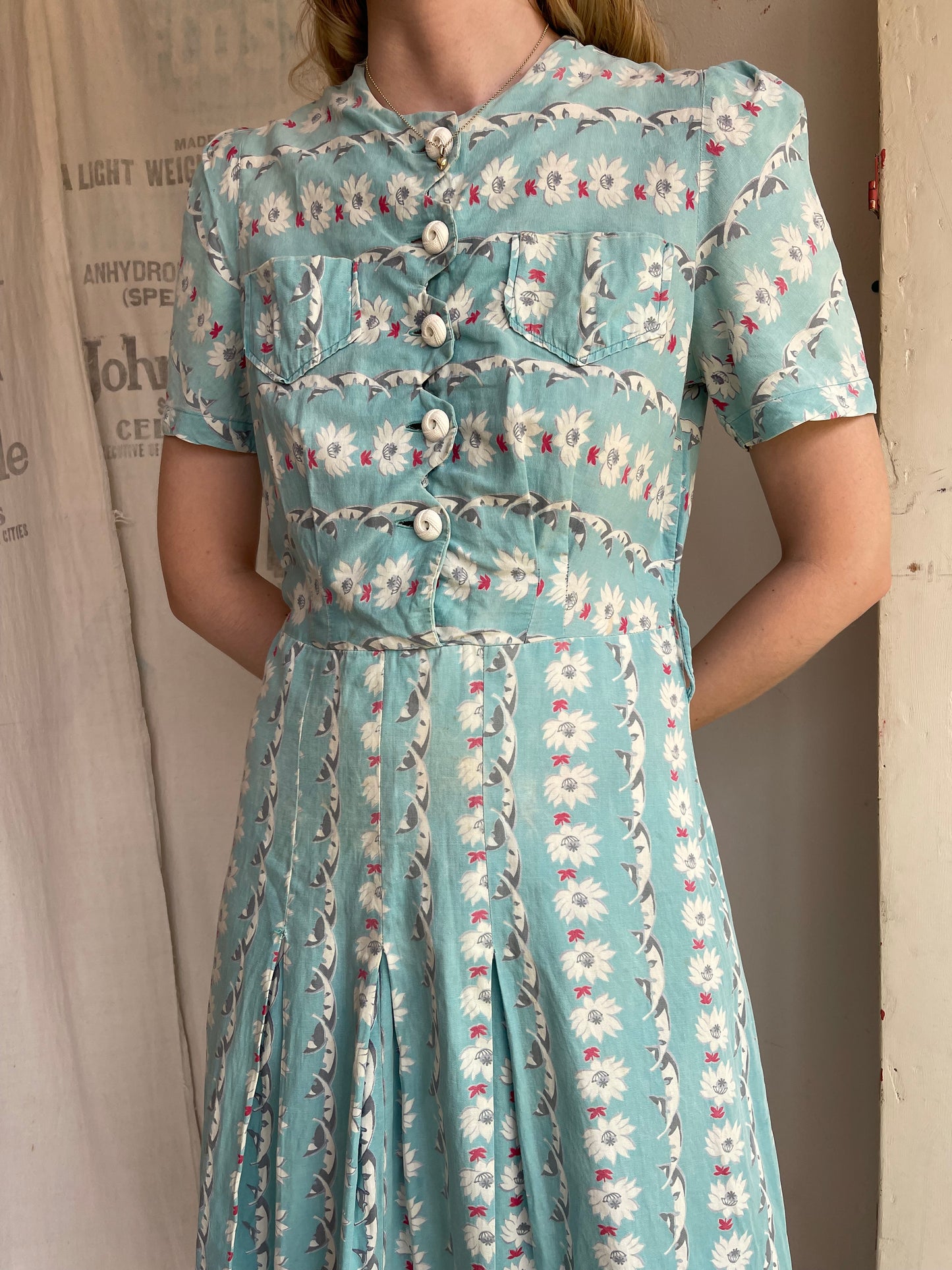 1930s Feedsack Dress
