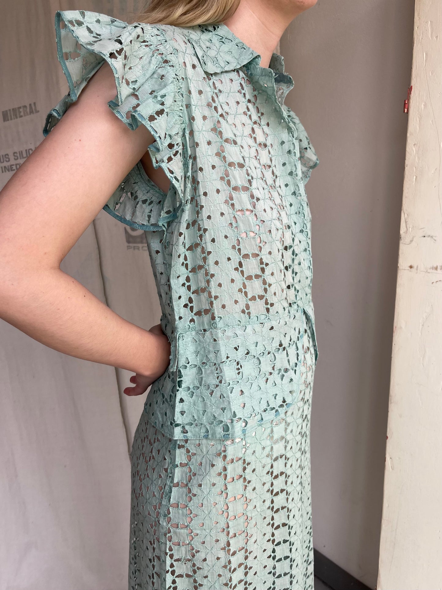 1930s Eyelet Dress