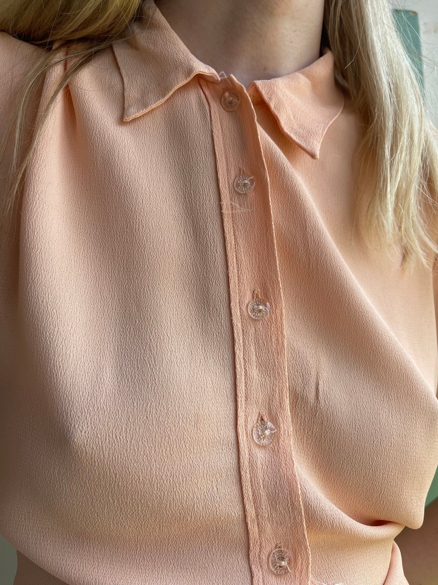 1940s Crepe Blouse