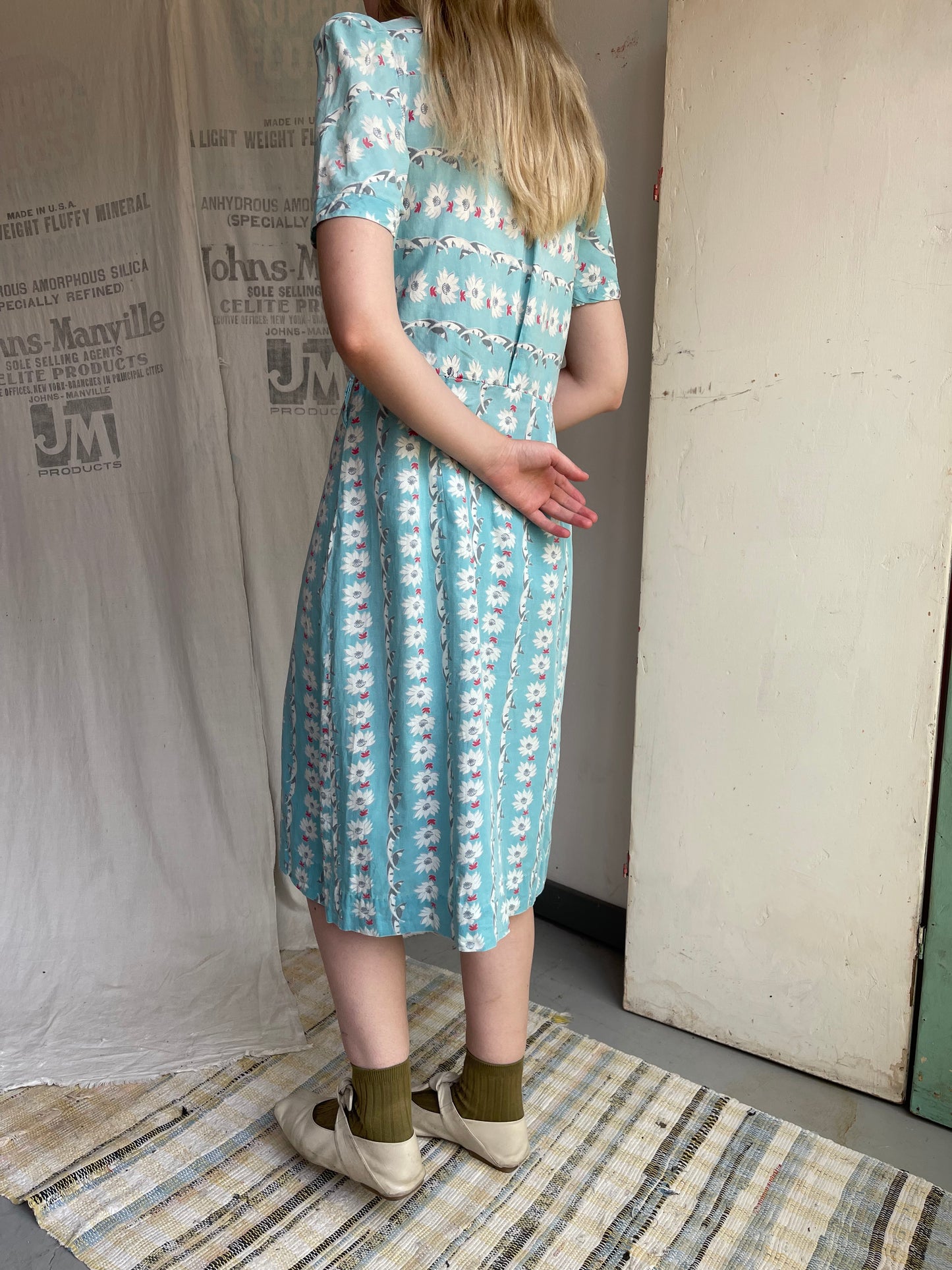 1930s Feedsack Dress