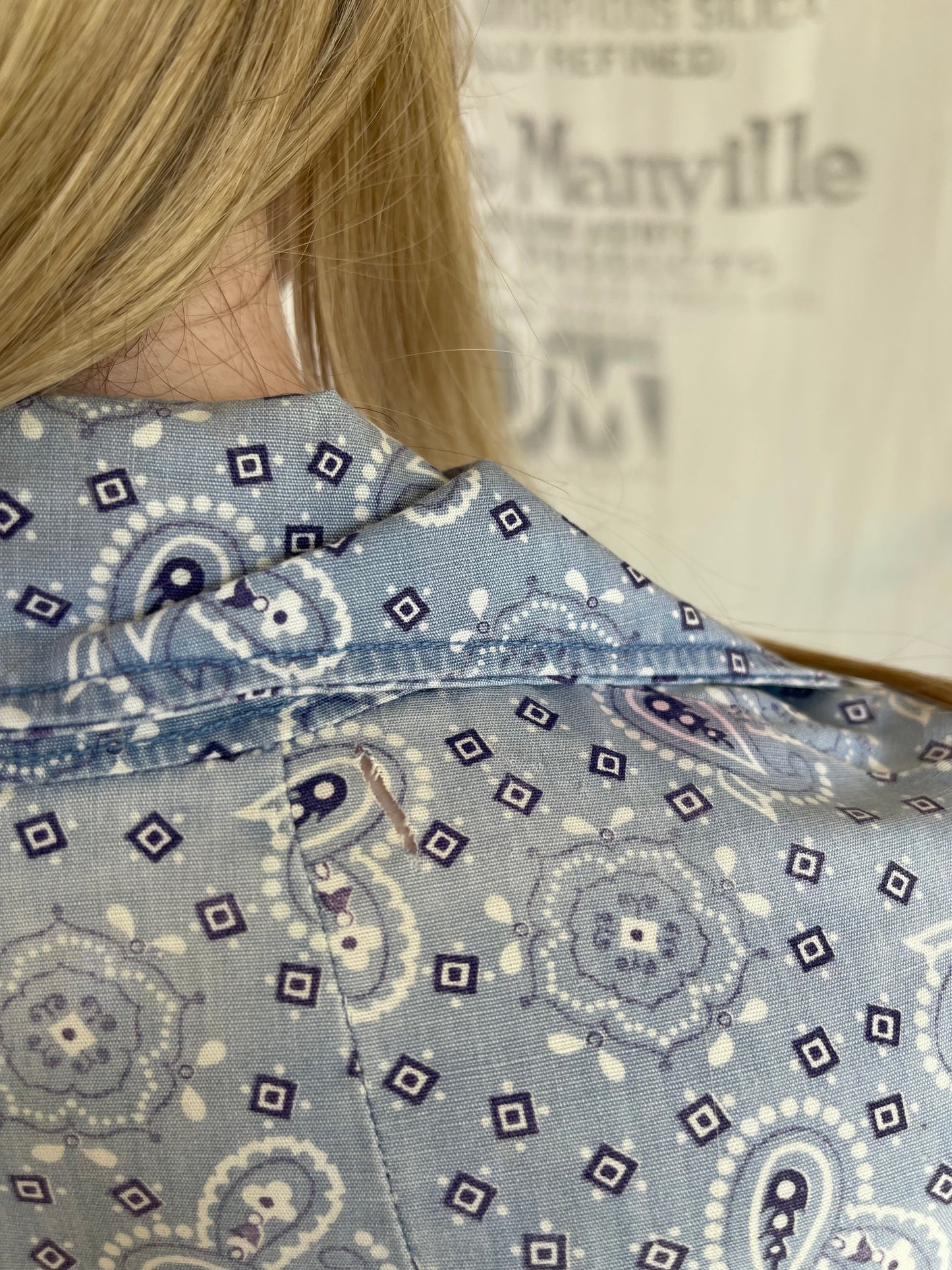 1940s Bandana Cotton Top