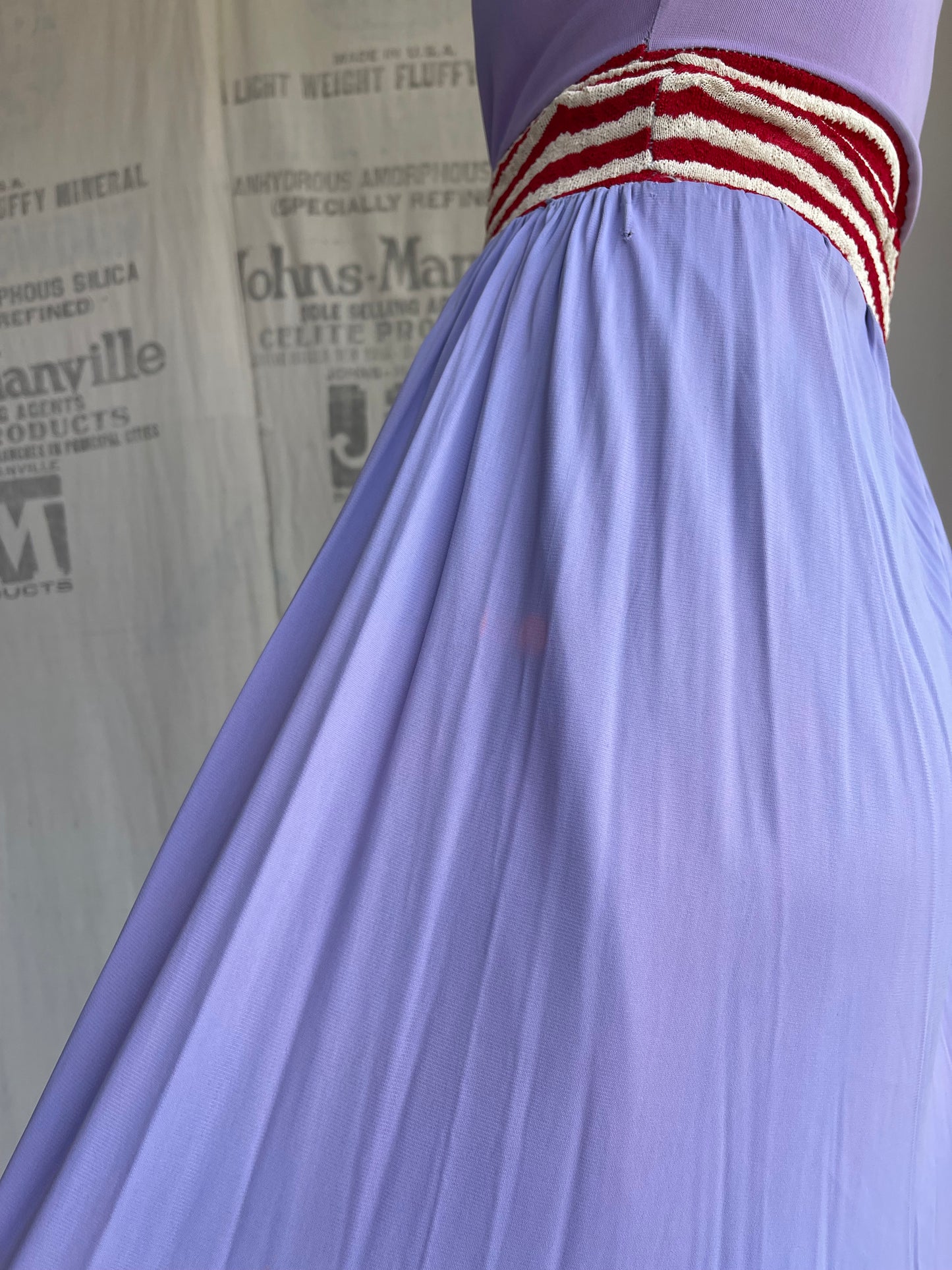 1940s Rayon Jersey Romper and Skirt Set