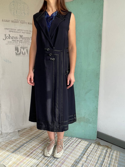 Edwardian Walking Suit Wool Dress