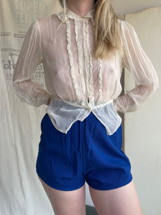 1930s Silk Blouse