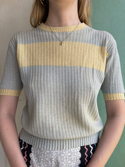1940s Cotton Knit Top