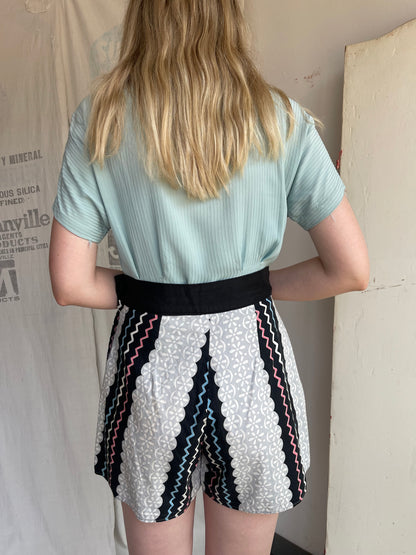 1930s 1940s Rayon Top