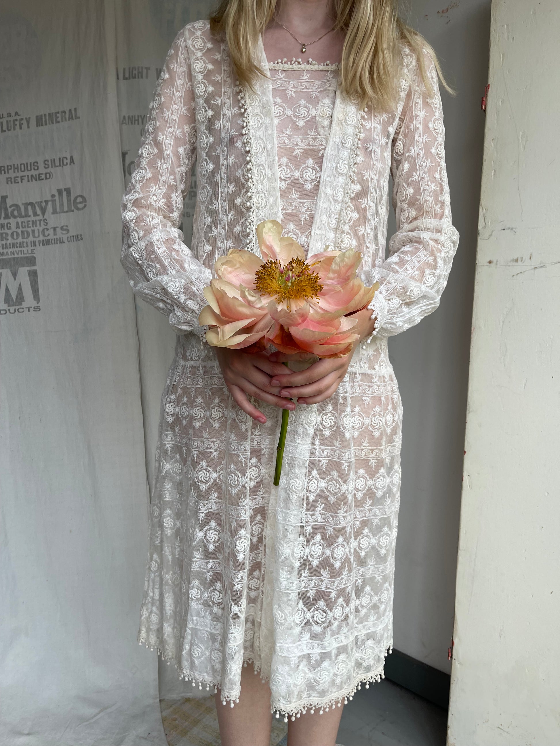 1920s Drop Waist Tambour Lace Dress – Love Lee Pop 1920s Drop Waist Tambour Lace Dress – Love Lee Pop