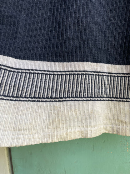 1940s Cotton Ribbed Knit