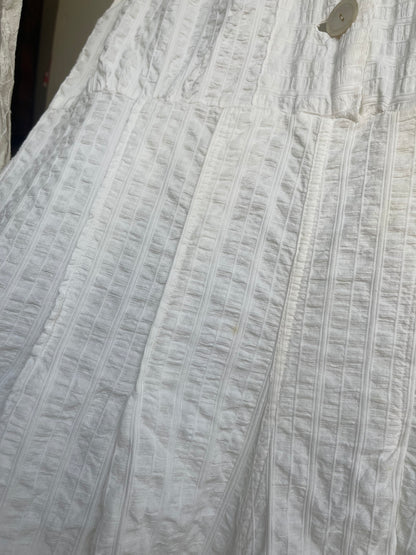 1940s Seersucker Romper and Skirt Set