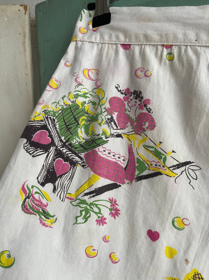 1940s 1950s Novelty Print Shorts