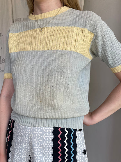1940s Cotton Knit Top