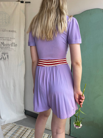 1940s Rayon Jersey Romper and Skirt Set