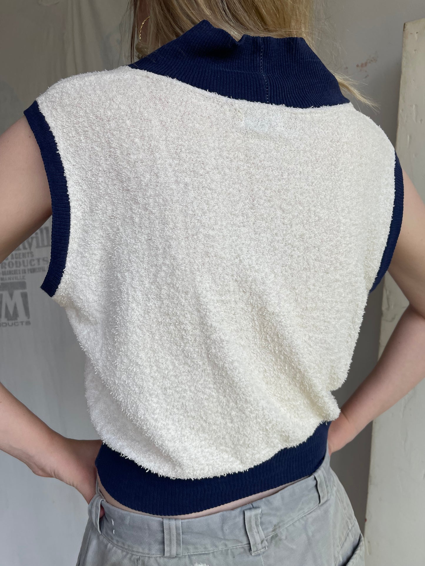 1940s Terry Cloth Cotton Top